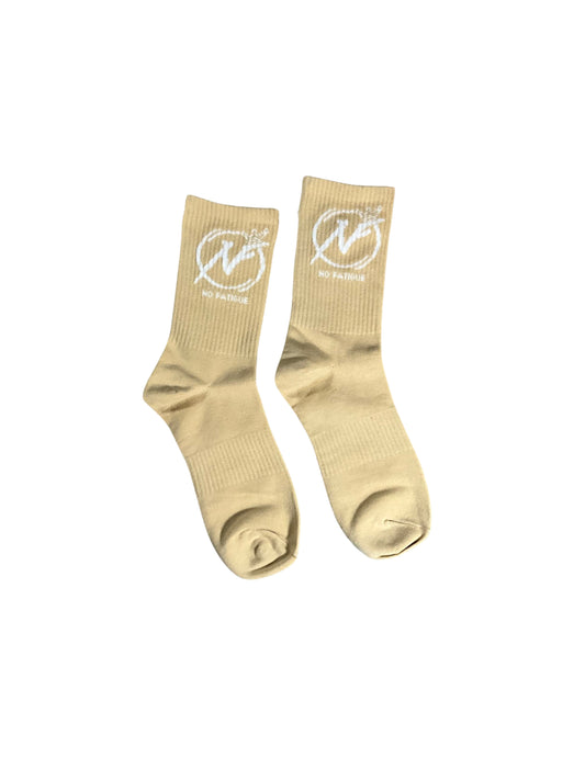 Beige No Fatigue Socks